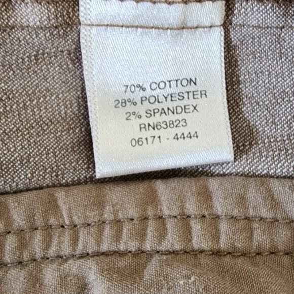 Christopher and Banks Stretch Comfort Fit Women's Light Brown Pants Size 4 - Picture 6 of 7